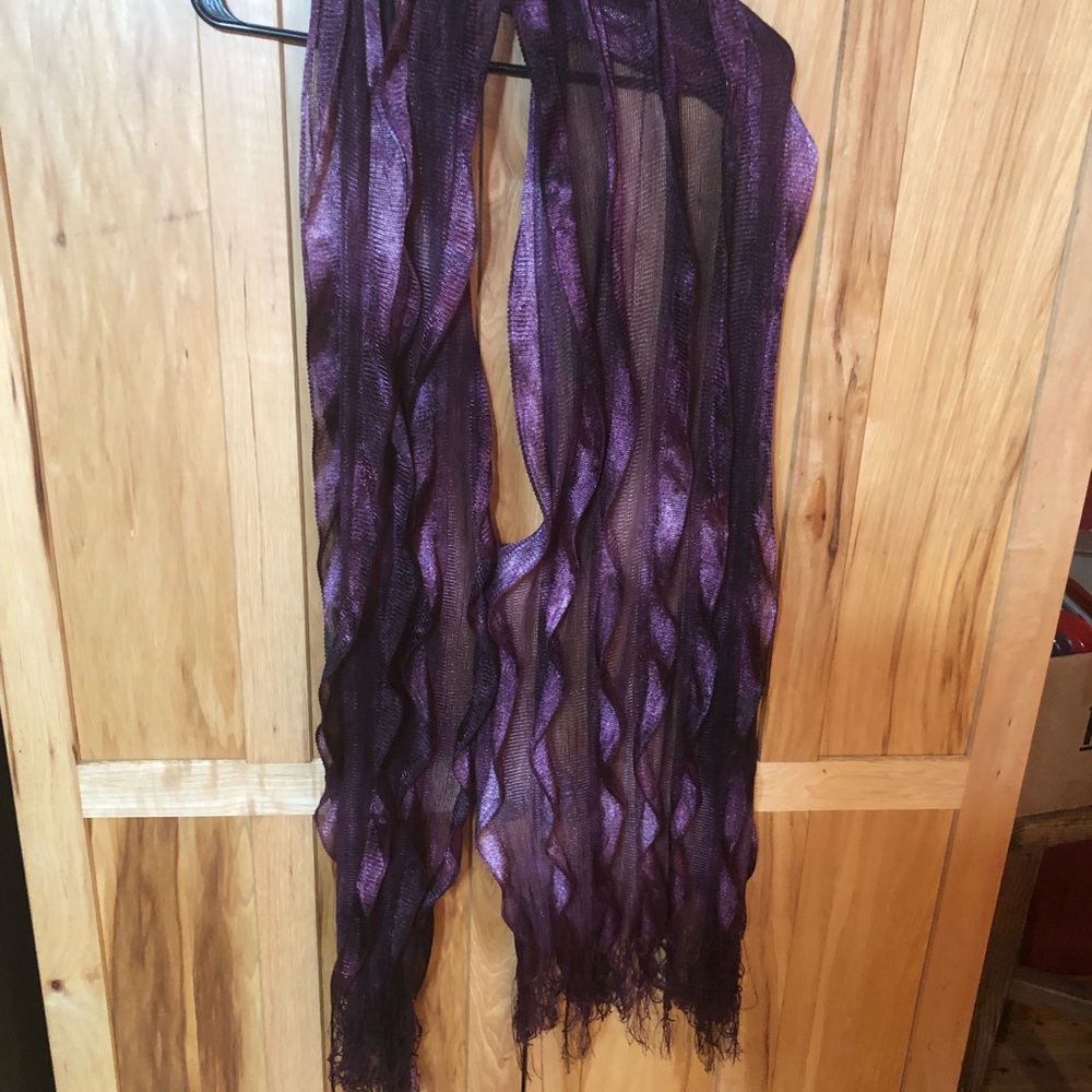 Purple unique scarf